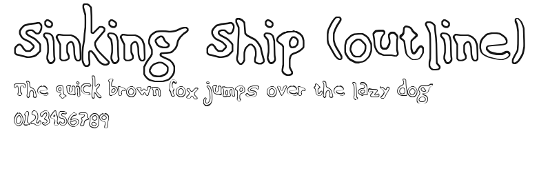 Sinking Ship (outline) Preview