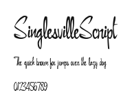 SinglesvilleScript Preview