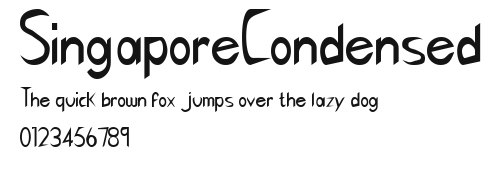 SingaporeCondensed Preview