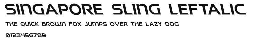 Singapore Sling Leftalic Preview