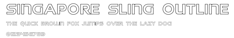 Singapore Sling Outline Preview