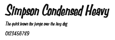 Simpson Condensed Heavy Preview