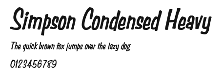Simpson Condensed Heavy Preview