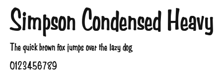 Simpson Condensed Heavy Preview