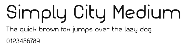 Simply City Medium Preview
