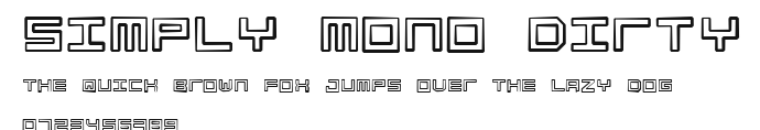 Simply Mono Dirty Preview