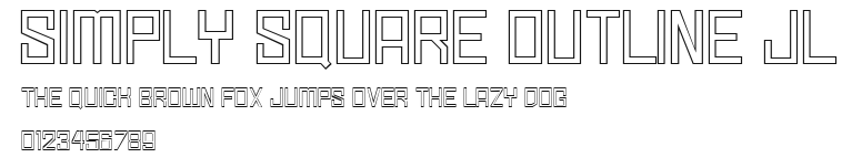 Simply Square Outline JL Preview