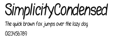 SimplicityCondensed Preview