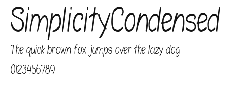 SimplicityCondensed Preview