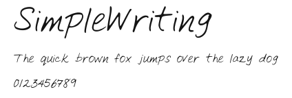 SimpleWriting Preview