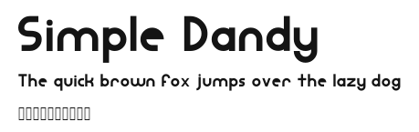 Simple Dandy Preview