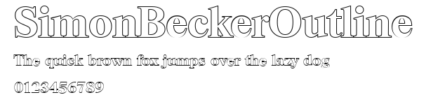 SimonBeckerOutline Preview