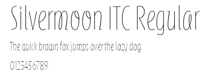 Silvermoon ITC Regular Preview