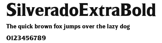 SilveradoExtraBold Preview