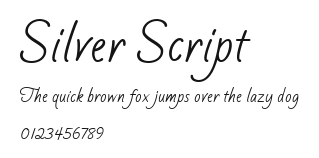 Silver Script Preview