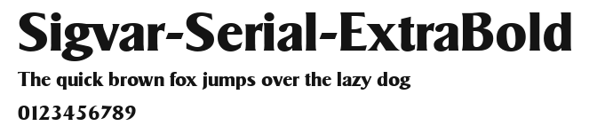 Sigvar-Serial-ExtraBold Preview