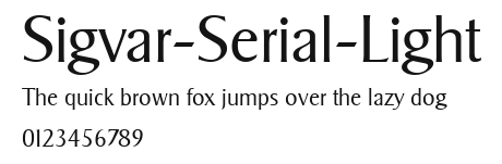 Sigvar-Serial-Light Preview