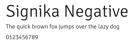 Signika Negative Preview