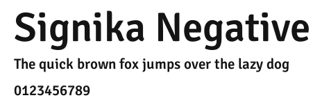 Signika Negative Preview
