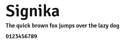 Signika Preview