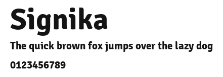 Signika Preview