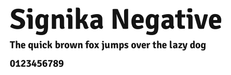 Signika Negative Preview