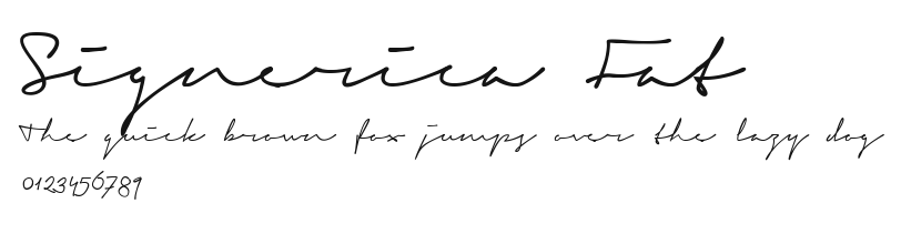 Signerica Fat Preview