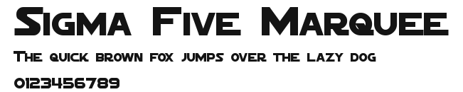 Sigma Five Marquee Preview