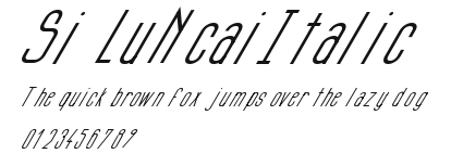 Si LuNcaiItalic Preview