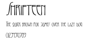 Shrifteen Preview