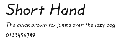 Short Hand Preview