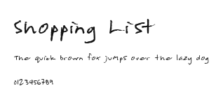 Shopping List Preview