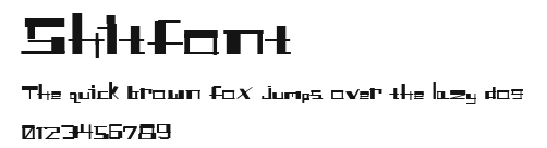 Shitfont Preview