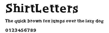ShirtLetters Preview