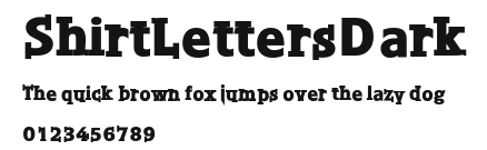 ShirtLettersDark Preview