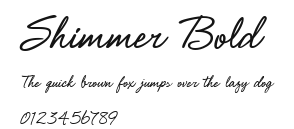 Shimmer Bold Preview