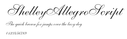 ShelleyAllegroScript Preview