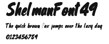 ShelmanFont49 Preview