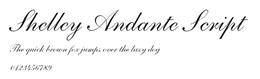 Shelley Andante Script Preview