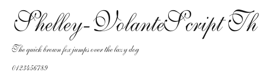 Shelley-VolanteScript Th Preview