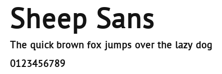 Sheep Sans Preview