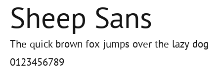 Sheep Sans Preview
