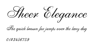 Sheer Elegance Preview