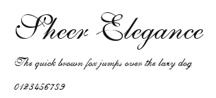Sheer Elegance Preview