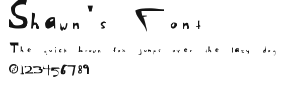 Shawn's Font Preview