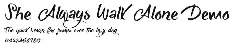 She Always Walk Alone Demo Preview