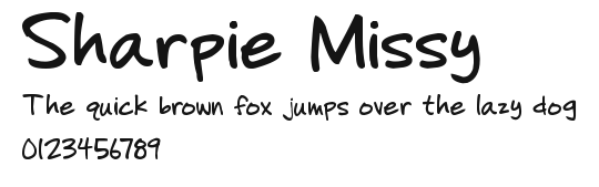 Sharpie Missy Preview