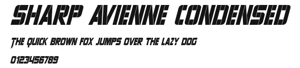 Sharp Avienne Condensed Preview