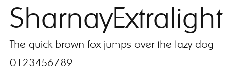SharnayExtralight Preview