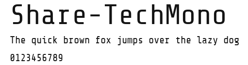 Share-TechMono Preview